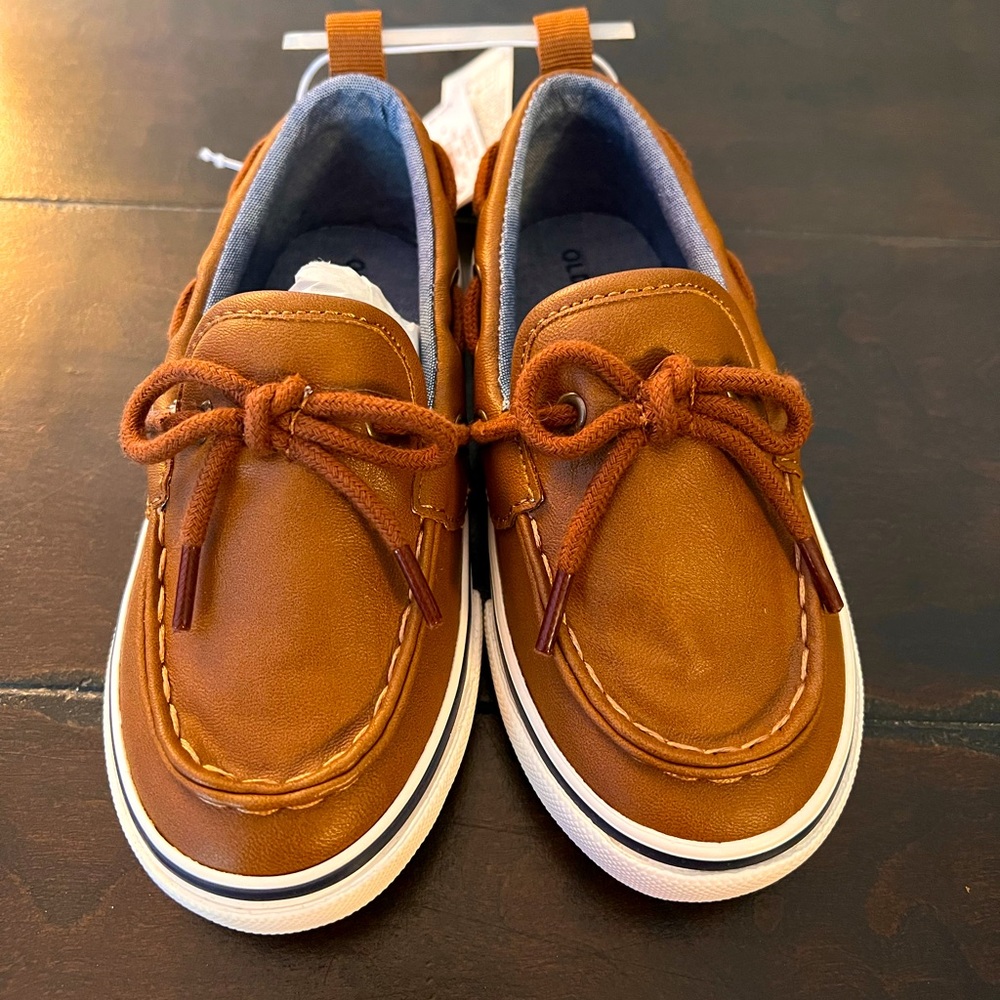 NWT Old Navy Toddler Boy Boat Shoes Size 8
